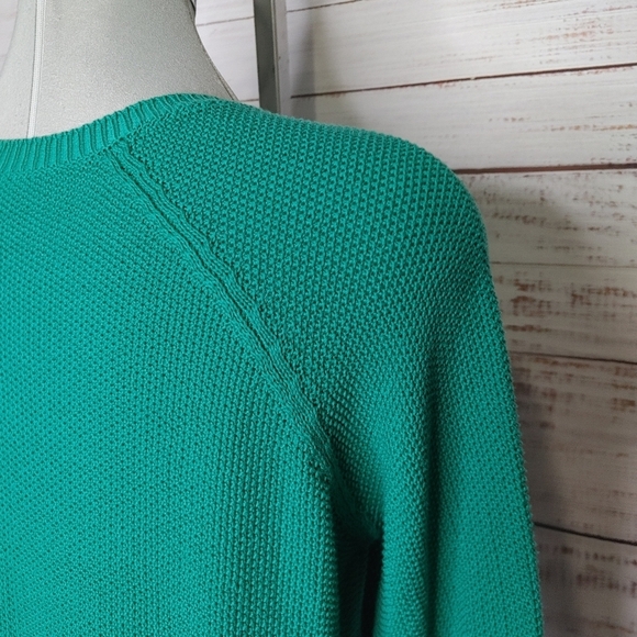 EILEEN Fisher cotton crochet sweater size XS - Picture 6 of 11